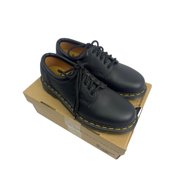 Dr. Martens Shoes - Dr. Martens 8053 Nappa Black Leather Lace-Up Shoes UK 6 US 7 EU 39